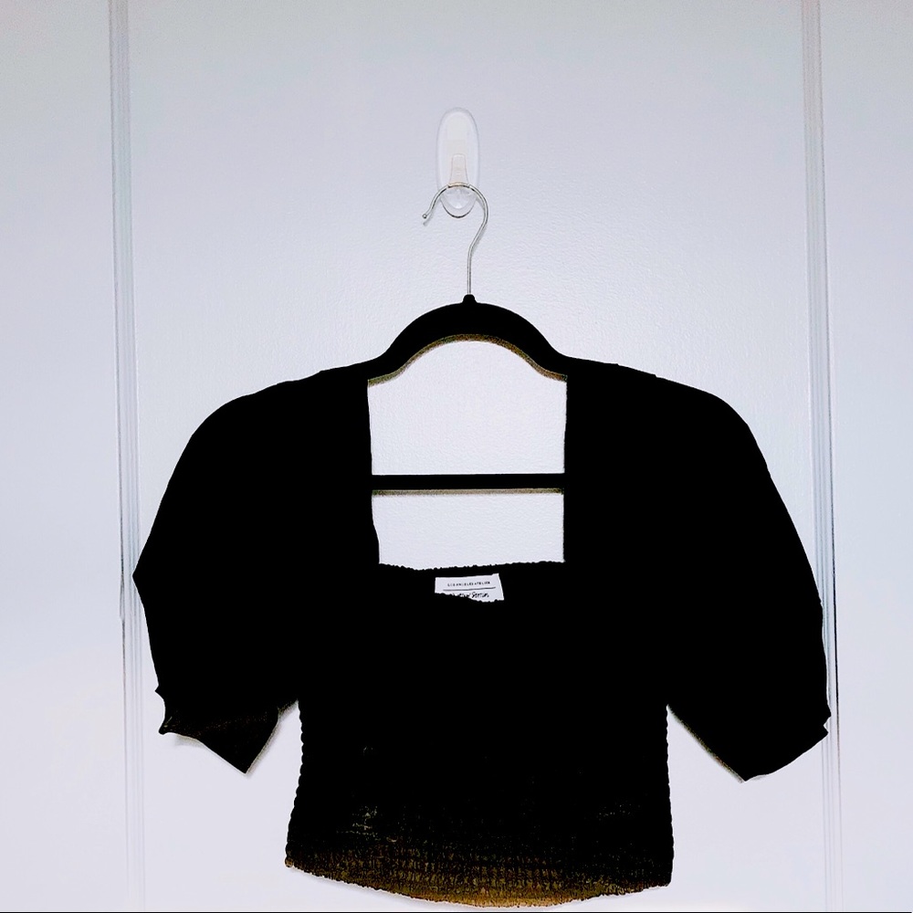 ✨ON HOLD-SOLD✨ &OtherStories Black Puff Sleeve Top